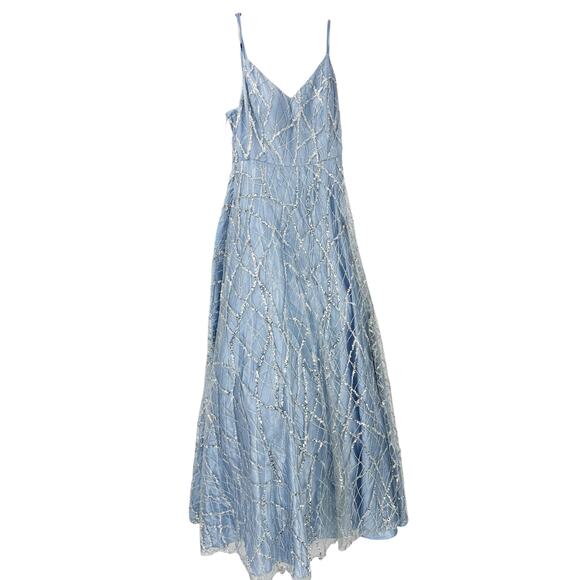 Say Yes To The Prom Juniors Glitter Tulle Embellished Ball Prom Gown 15/16 NWT - Picture 7 of 13